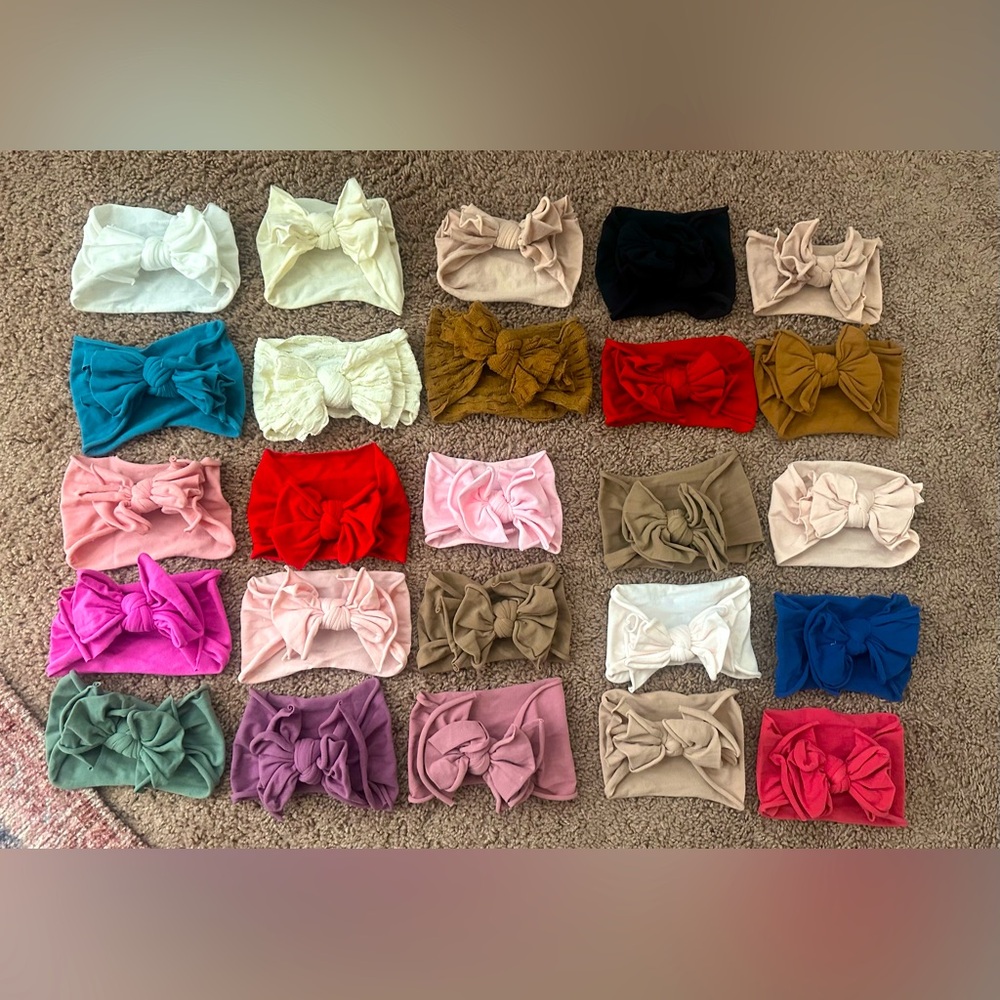 Baby bling bows